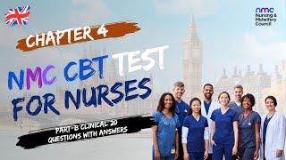 NMC CBT Mock Chap 4 Test 3 | MCQs Sample Questions Recent CBT Test #cbtexam #uknurse