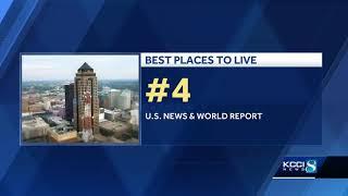 Des Moines ranked among top 5 best places to live