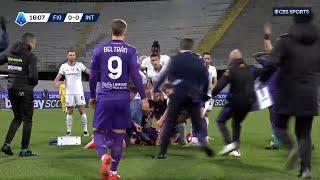 Eduardo Bove FAINTS ON THE PITCH | Game abandoned | Fiorentina-Inter | Serie A 2024/25