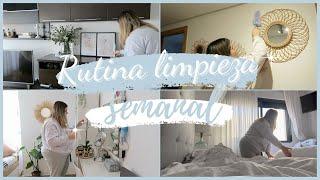  RUTINA DE LIMPIEZA SEMANAL  TU CASA A PUNTO PARA EMPEZAR BIEN LA SEMANA 🫧