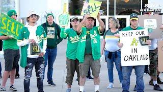 Oakland A's fan reacts to team's move to Sacramento