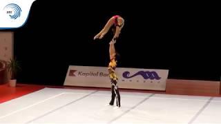 Bruno PEREIRA & Beatriz FIGUEIREDO (POR) - 2015 Acrobatic European Champions, 12 - 18