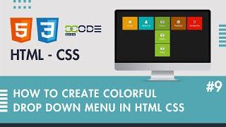 How To Create a Hoverable Dropdown Menu | Dropdown Menu in HTML CSS
