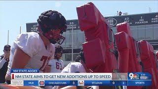 NM State aims to get new additions to team up to speed | KTSM 9 News at 6
