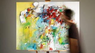 painter Francesco D'Adamo - Doppio Fondo, 2022 (Abstract Expressionism, Lyrical Abstraction)