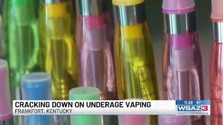 Lawmaker plans to crack down on underage vaping