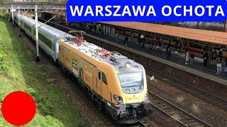 Jesienne pociągi Warszawa Ochota