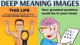 #0046 Deep Meaning Illustration by SJ Motivational Images. Motivational Picture can Change Your Life