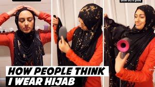 How people THINK I wear Hijab #shorts