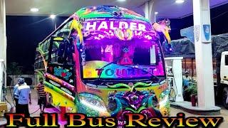 Halder Travels Luxury Tourist Bus // west bengal tourist bus // sleeper bus // car bus lover