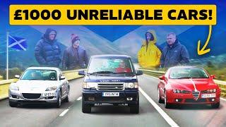 £1000 MOST UNRELIABLE CARS ADVENTURE!