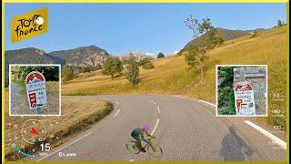 Col de Vars : col mythique du Tour de France  Montée intégrale + descente  Vélo  Cyclisme 