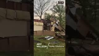 Tornado demolishes structures in Ripley, Oklahoma