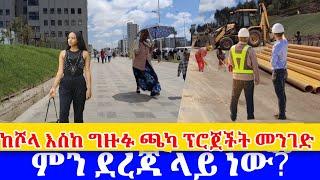  ግዙፉ ከሾላ እስከ ጫካ ፕሮጀችት መንገድ  ምን ደረጃ ላይ ነው?      Addis Ababa walking Tour 2024 , Ethiopia [4K]