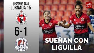 RESUMEN: XOLOS 6-1 ATLÉTICO SAN LUIS | JORNADA 15 | LIGA MX FEMENIL