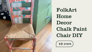 Chalk Paint Chair Makeover