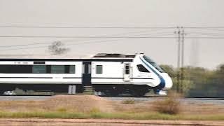 Fastest Train of India | Vande Bharat Express at Top Speed