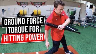 How To Use GROUND FORCE TORQUE to increase Bat Speed, Exit Velocity, and Overall Hitting Power!