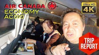 TRIP REPORT (4K) - AIR CANADA AC010 FLIGHT ECONOMY CLASS WIFI TEST KOSHER NRT - YYZ