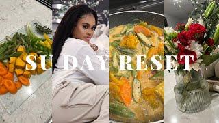 SUNDAY RESET! COOK WITH ME + ALONE TIME | WatchCrissyWork