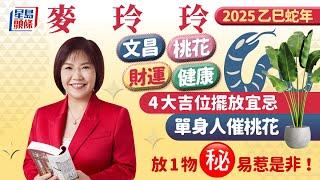 麥玲玲2025蛇年運程｜麥玲玲2025蛇年運程│乙巳年2025蛇年麥玲玲12生肖風水佈局一片睇清 stheadline.com/life