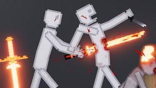 People Fight Each Other With Glowing 10,000 Degree Weapons In People Playground