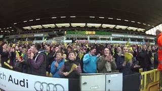 Alex Tettey's Wonder-Goal: Norwich 2-0 Sunderland (Crowd view)