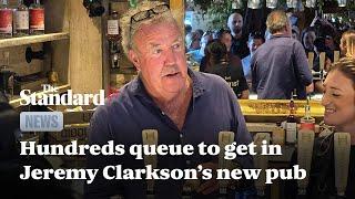 Hundreds queue for hours to get in Jeremy Clarkson’s new pub