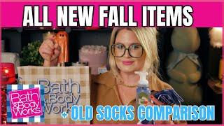 NEW FALL ITEMS PLUS WHAT DO MY WORN ULTRA SHEA Bath & Body Works Socks LOOK LIKE NOW? #sas