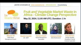 Fruit and Vegetable Market Waste in Africa   Climate Change Perspective