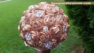 $39.99 #1 Easy DIY Brooch Bouquet l No Wires l Bouquet Tutorial l Wedding Project