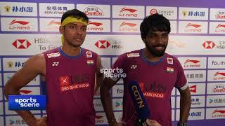 India's Satwiksairaj Rankireddy/Chirag Shetty following loss to South Korea's Jin Yong/Seo Seung-jae