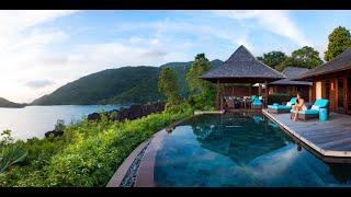 Seychellen. Fünf Sterne Constance Ephelia. Das größte Resort im Indischen Ozean.