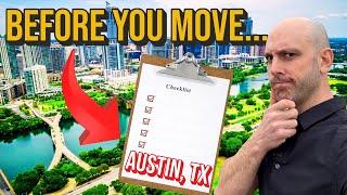 I Wish I Did THESE 5 Things BEFORE Moving To Austin, Teas...