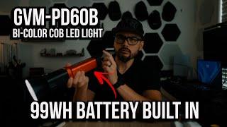 GVM PD60B - COB Light with 99wh battery built in!