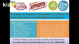 Lifesaver Air Ambulance from Bangalore – Best and Quickest ICU Services