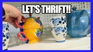 LET'S THRIFT! FUN THRIFTING & MY HAUL! Thrifting 2024 #32!