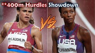 Best Of Sydney McLaughlin vs Dalilah Muhammad 400m Hurdles | Track and Field Battle Of The Decade