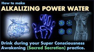 ALKALISING POWER WATER - Infused water, Assist the SACRED SECRETION #structuredwater #alkalinewater