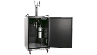 Full Size Triple Tap Built-In Stainless Steel Kegerator - KC7000SSTRIP