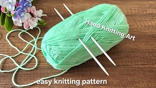 Have you seen this AMAZING knitting pattern before? Easy and beautiful knitting pattern