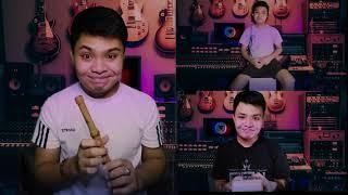 Can't Help Falling In Love Bamboo Flute x Kalimba x Cajon x Real Guitar Cover by Jairo S  Muico