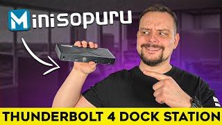 Minisopuru Thunderbolt 4 Docking Station Review 2024 | For Dual Display