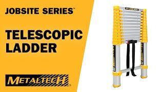 The Metaltech telescopic ladder, compact yet still so tall