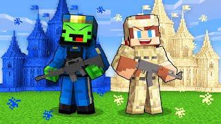 Mikey FBI King vs JJ MILITARY King Survival Battle in Minecraft (Maizen)