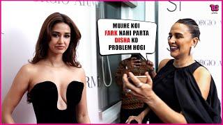 Neha Dhupia Immediate Response When Media Called Her Disha At The Launch Of Giorgio Armani.