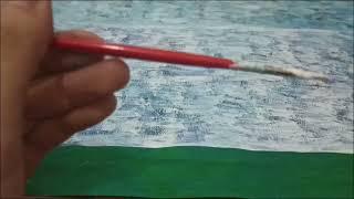 How to drawing (River) #art