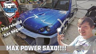 Max Power Saxo Project is now in the garage