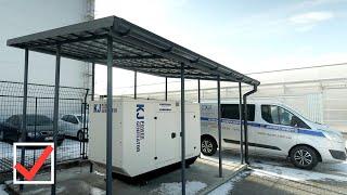 Дизельний генератор KJ POWER на 80 кВт для садового комплексу. Darex Energy