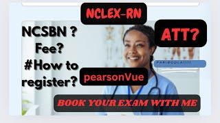 How to Create NCSBN account| Book NCLEX-RN Exam Step By step | ATT #nclex #rn #trending #viral